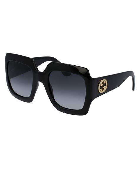 gold black web black gucci sunglasses womens|gucci oversized square sunglasses black.